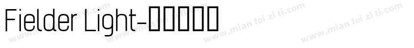 Fielder Light字体转换